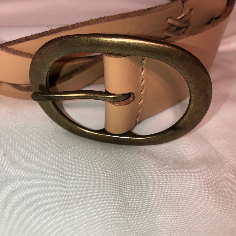 Size Large Lucky Brand braided leather belt - Picture 5 of 7